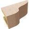 Ekena Millwork 4"W x 8"D x 4"H Wide Greensboro Rough Cedar Woodgrain TimberThane Corbel, Primed Tan CORUR04X08X04GRNRCPR - alternate 2
